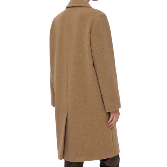 New W/Tags MAX MARA WEEKEND DOUBLE-BREASTED WOOL BROADCLOTH COAT - SIZE 12